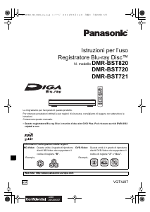 Manuale Panasonic DMR-BST720EG Lettore blu-ray