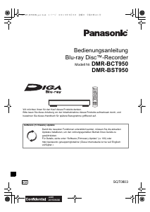 Bedienungsanleitung Panasonic DMR-BST950EG Blu-ray player