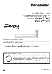 Manuale Panasonic DMR-BWT640EC Lettore blu-ray