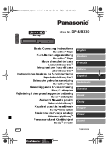 Käyttöohje Panasonic DP-UB330 Blu-ray-soitin