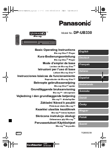 Käyttöohje Panasonic DP-UB330EG Blu-ray-soitin