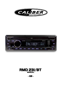 Manual Caliber RMD231 Car Radio