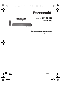 Priručnik Panasonic DP-UB420 Blu-ray reproduktor