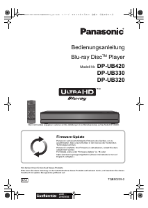 Bedienungsanleitung Panasonic DP-UB420EG Blu-ray player