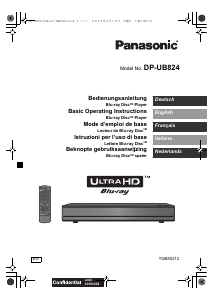 Bedienungsanleitung Panasonic DP-UB824EG Blu-ray player
