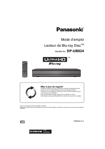 Mode d’emploi Panasonic DP-UB824EG Lecteur de blu-ray