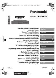 Manuál Panasonic DP-UB9000 Přehrávač Blu-ray