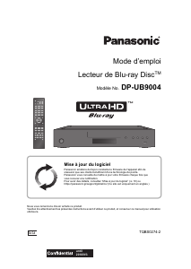 Mode d’emploi Panasonic DP-UB9004EG Lecteur de blu-ray