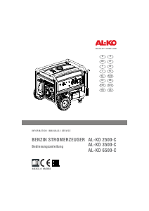 Kasutusjuhend AL-KO 2500-C Generaator