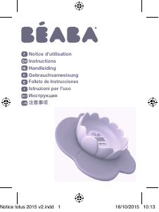 Bedienungsanleitung Beaba Lotus Badthermometer