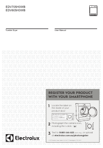 Handleiding Electrolux EDV605H3WB Wasdroger