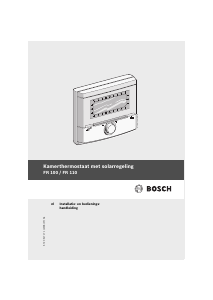 leg uit Dynamiek roman Handleiding Bosch FR 100 Thermostaat