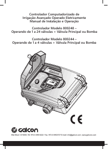 Manual Galcon 800248 Computador de rega