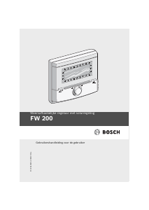 Handleiding Bosch FW 200 Thermostaat