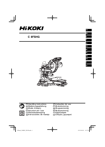 Manuale Hikoki C 8FSHG Troncatrice