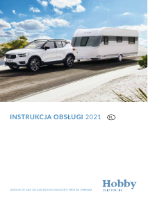 Instrukcja Hobby De Luxe 515 UHK (2021) Przyczepa kempingowa