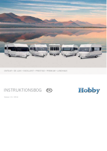 Brugsanvisning Hobby Excellent 560 CFe (2015) Campingvogn