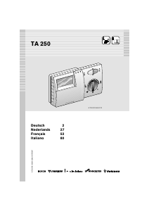 Bedienungsanleitung Bosch TA 250 Thermostat