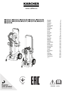 Mode d’emploi Kärcher HD 5/13 CX Nettoyeur haute pression