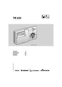Handleiding Bosch TR 220 Thermostaat