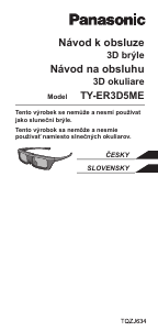 Manuál Panasonic TY-ER3D5ME 3D prohlížeč