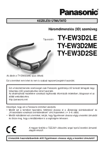 Használati útmutató Panasonic TY-EW3D2ME 3D Viewer készülék