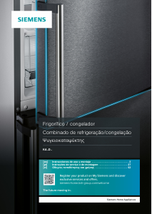 Manual Siemens KA93DAIEP Frigorífico combinado