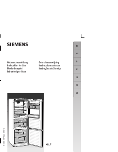 Priručnik Siemens KG29FA45 Frižider – zamrzivač