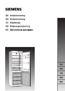 Hướng dẫn sử dụng Siemens KG34S350 Tủ đông lạnh
