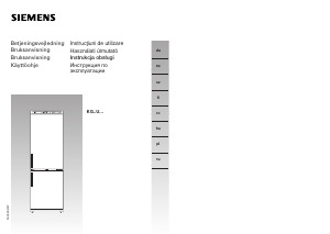 Bruksanvisning Siemens KG34UF3IE Kyl-frys