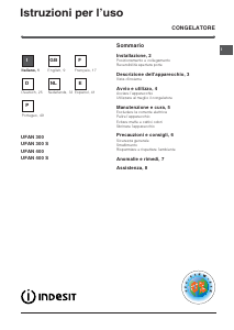 Manual de uso Indesit UFAN 300 S Congelador