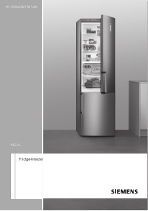 Manual Siemens KG36NXI40 Fridge-Freezer