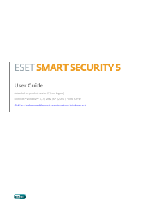 Handleiding ESET Smart Security 5