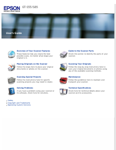 Manual Epson GT-S55 Scanner