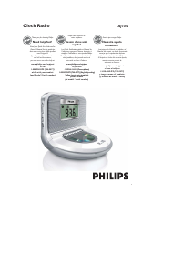 Manual de uso Philips AJ130B Radiodespertador