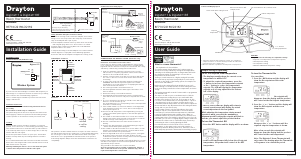 Handleiding Drayton Digistat+1 Thermostaat