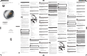 Manual de uso Philips AJ1000B Radiodespertador