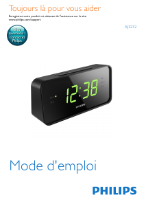 Mode d’emploi Philips AJ3232B Radio-réveil
