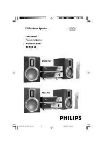 Manual Philips MCL707 Home Theater System