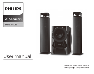 Manual Philips MMS2160B Home Theater System