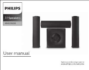 Manual Philips MMS3160B Home Theater System