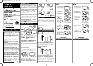 Manual Drayton Digistat+3RF Thermostat