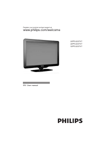 Manual Philips 22PFL5237 LCD Television