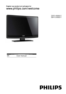 Manual Philips 22PFL4506 LCD Television