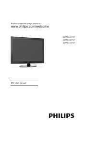 Manual Philips 24PFL3457 LCD Television