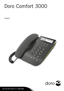 Bedienungsanleitung Doro Comfort 3000 Telefon