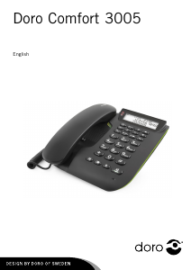 Manual Doro Comfort 3005 Phone