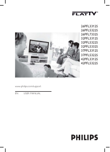 Manual Philips 26PFL5322S LCD Television