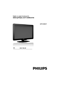Manual Philips 24PFL6306 LCD Television