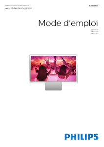 Mode d’emploi Philips 24PFK5211 Téléviseur LED